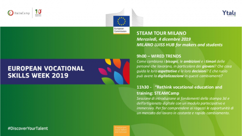 Locandina EU STEAM TOUR MILANO