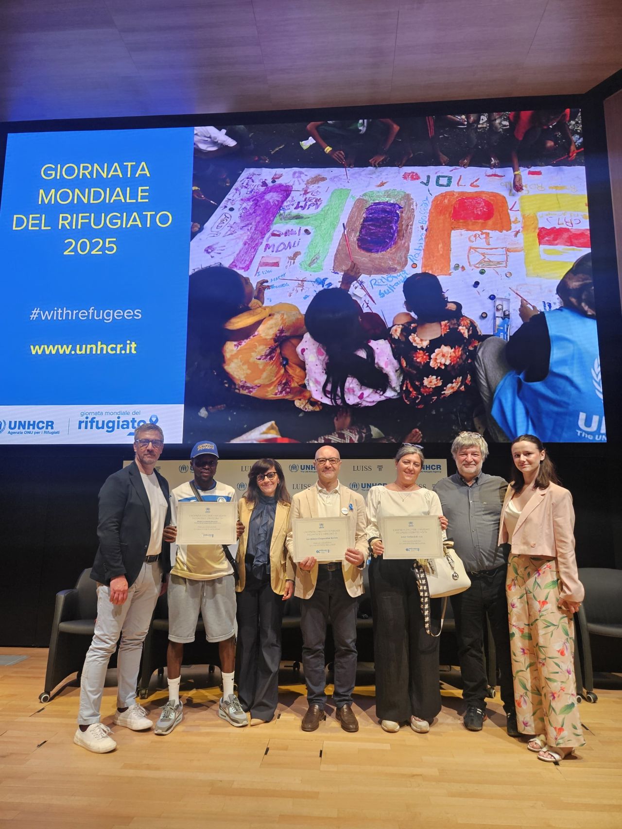 Mestieri Lombardia riceve il premio We Welcome UNHCR
