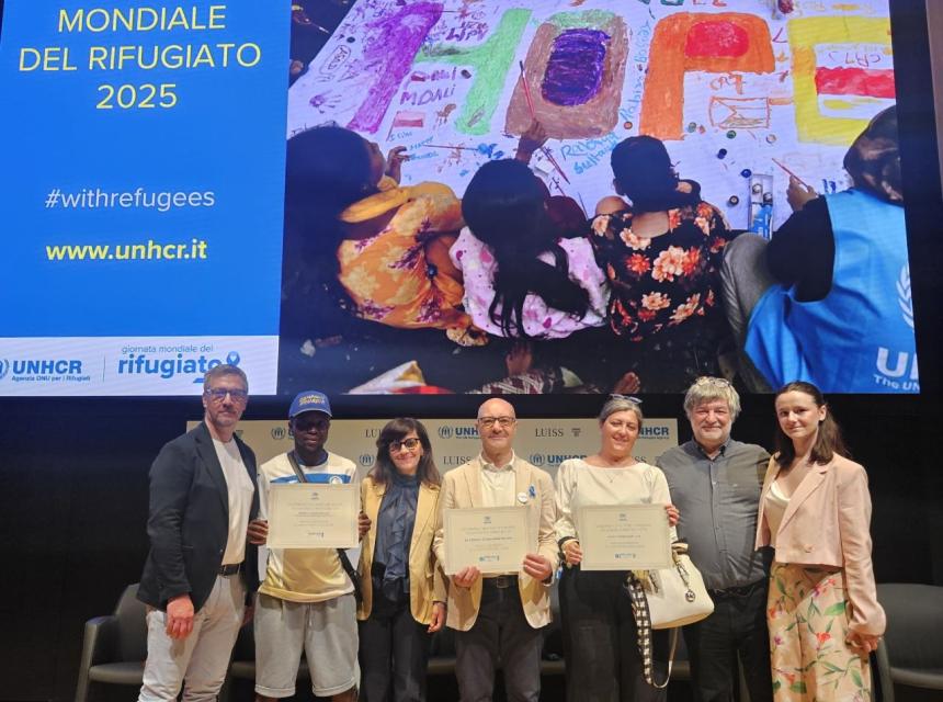 Mestieri Lombardia riceve il premio We Welcome UNHCR
