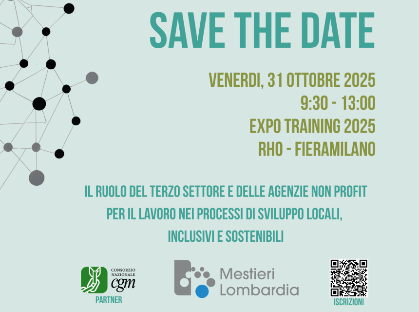 Save the date: convegno Mestieri Lombardia